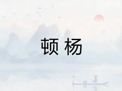 顿杨