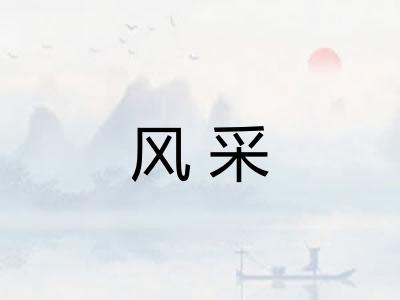 风采