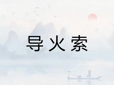 导火索