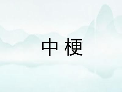 中梗